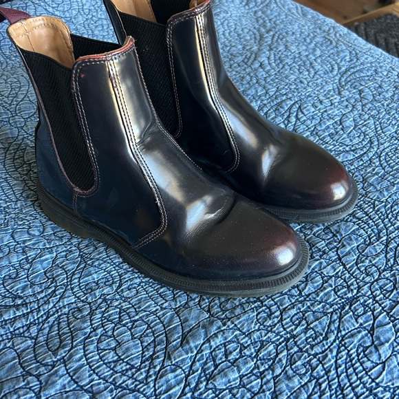 Doc Marten Flora Boots Size 7 Cherry Red - Picture 4 of 9